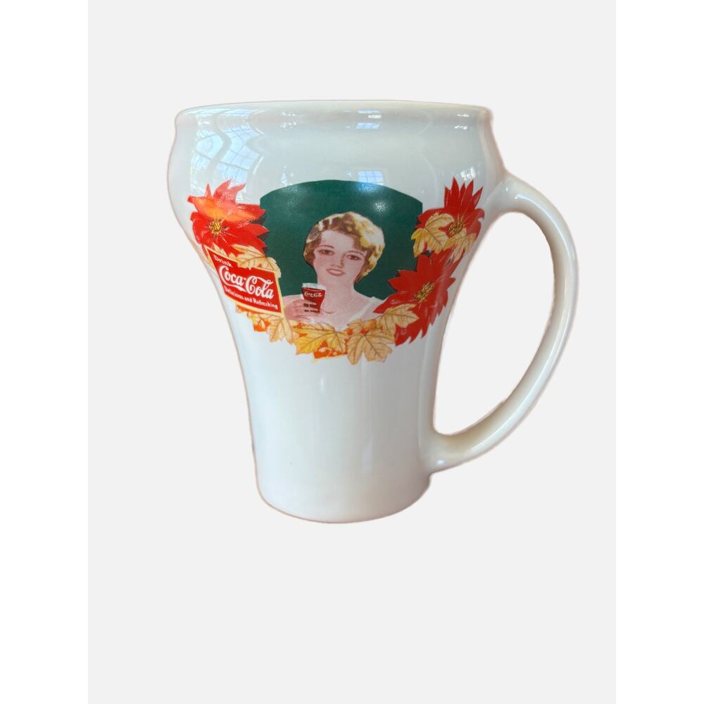 Coca-cola Vintage Artistry Collection Mug Vintage 1990 Fancy Lady